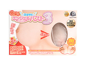 「特盛り」の文字に心が躍るパッケージ。ラブボディキャラの画像は使用せず、おっぱい画像の直球勝負です。