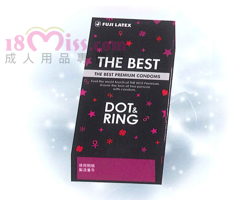 ザベストコンドーム DOT&RING [black] - ウインドウを閉じる
