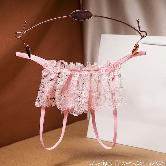 Sensually Elegant Exposed-Crotch Panties Pink - Revealing lingerie for women - Kanojo Toys