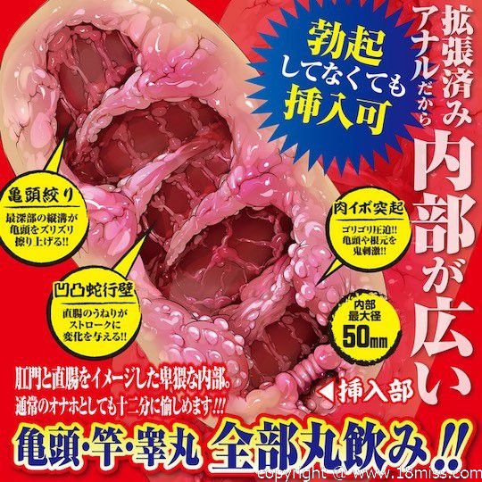 Kakucho!! Anal Girl Ass Masturbator - Butt hole toy - Kanojo Toys