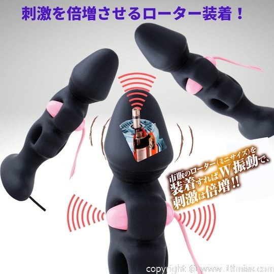Back Fire 10 Anus Camel Vibrator - Vibrating butthole dildo toy - Kanojo Toys