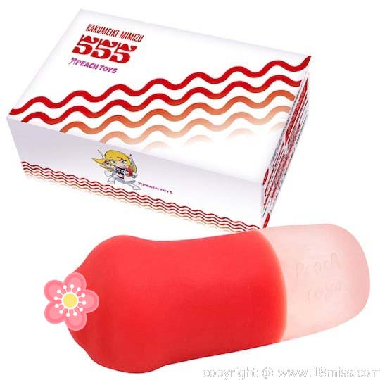 Kaku-Meiki Mimizu 555 Onahole - Softly textured masturbator toy - Kanojo Toys