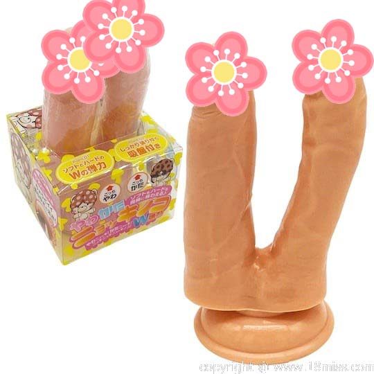 Double Mushroomy Penis Dildo - Two cock toys in one - Kanojo Toys