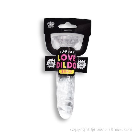 Love Dildo S Size - Clear, see-through cock dildo toy - Kanojo Toys