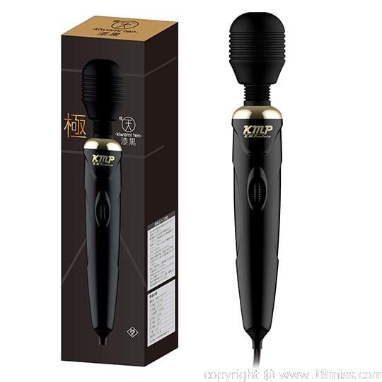 Kiwami Ten Denma Vibrator Jet Black - Clitoris vibe toy - Kanojo Toys