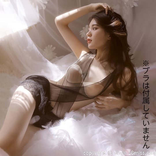 Angel Teddy Sheer Black - Sexy, revealing lingerie for women - Kanojo Toys