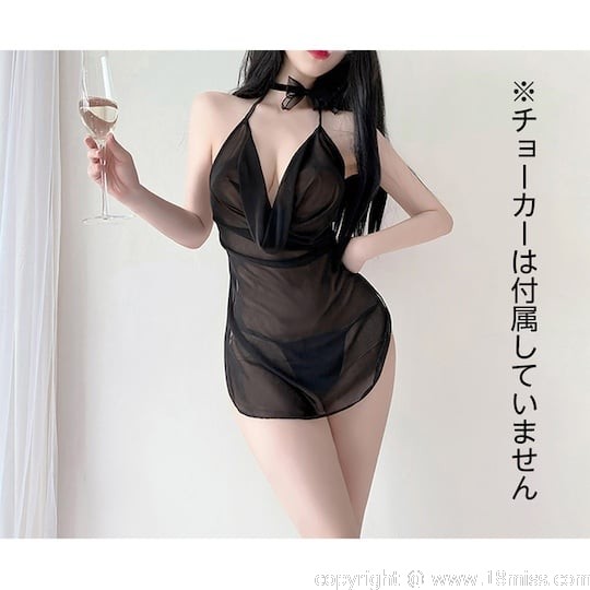 Opera Babydoll and Panties Black - Sexy, revealing lingerie for women - Kanojo Toys