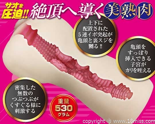 Chitsu-nai Zeccho Toyo-man Tsuma Wife Vagina Creampie Onahole - Realistic plump pussy masturbator - Kanojo Toys