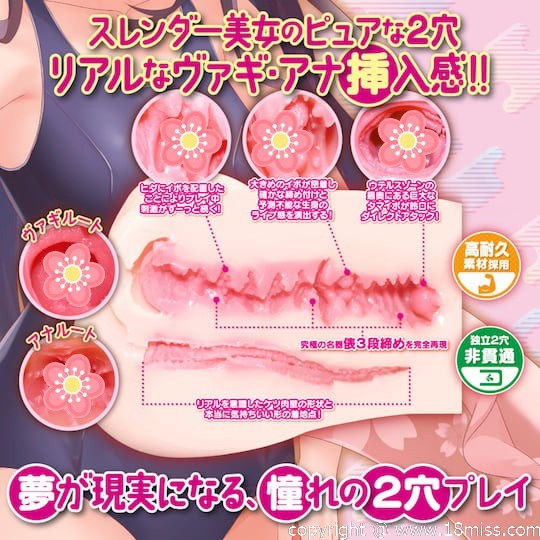Onaho Magic Slender Lolidol - Torso-type mini body masturbator doll -18miss