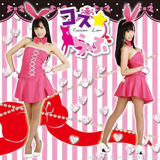 Pink Bunny Girl Costume - Cute and sexy bunny girl outfit -18miss