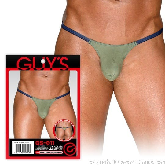Guy's Mini G-String Green - Sexy underwear for men -18miss