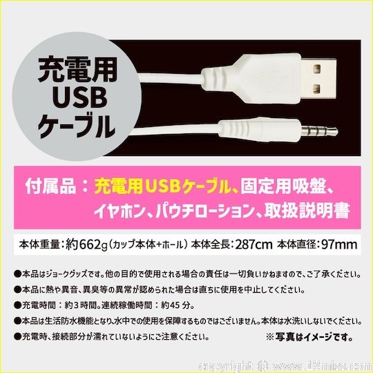Puni Ana-roid 3 Maid Mouth - Electric, automatic masturbator with anime maid character sex voice - Kanojo Toys