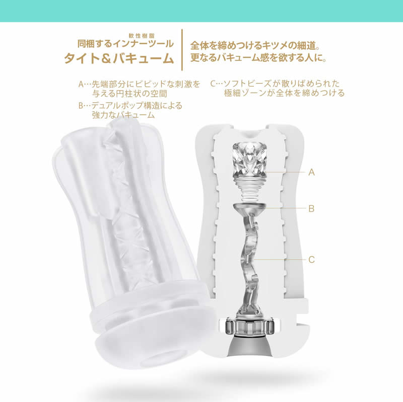 Men's Max - Tight & Vacuum Try Fun 專用內膽