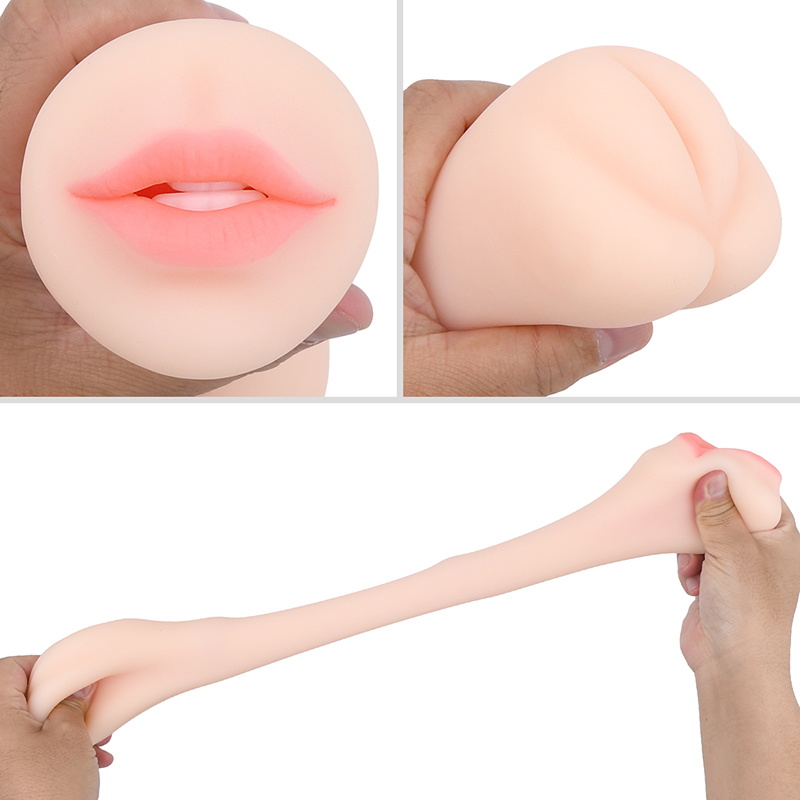 Both her lips are beautifully crafted. The blowjob side has a tempting pink color while the vaginal lip is thick and purely cute.
