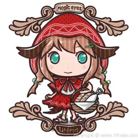 Gokusai Uterus MoonShot Onahole - Red Riding Hood vagina fetish masturbator - Kanojo Toys