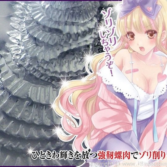 Inrin Extreme Masturbator - Hard, spiraling vagina toy - Kanojo Toys