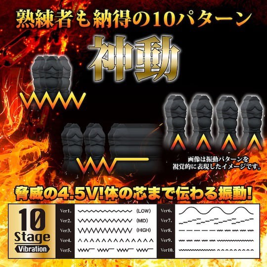 Back Fire Nova Torrid Vibrating Anal Plug Black - Powered butt dildo with shibari rope restraint design - 18miss