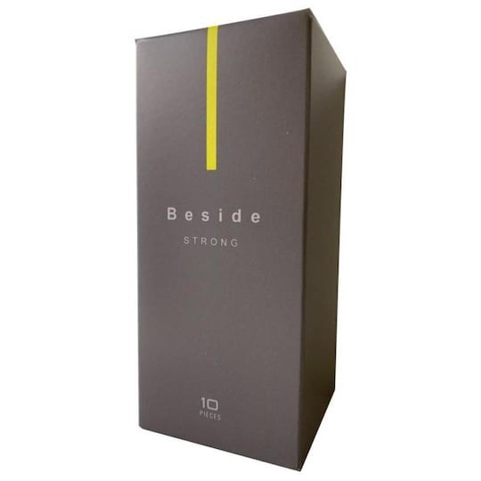 Beside Strong Condoms (Pack of 10) - Long-lasting contraception - 18miss