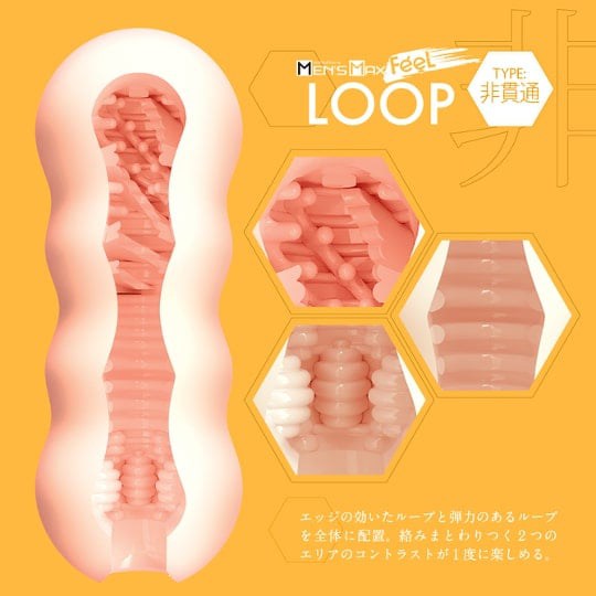 Men's Max Feel Loop Onahole (Closed Type) - Innovative self-lubricating masturbator - 18miss