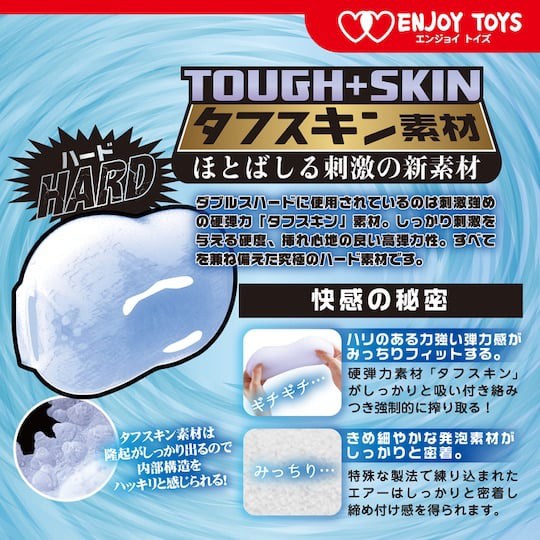 Doubles Crystal Hard Sisters Threesome Onahole (Closed Holes) - Two Japanese girls sex fetish masturbator toy - 18miss