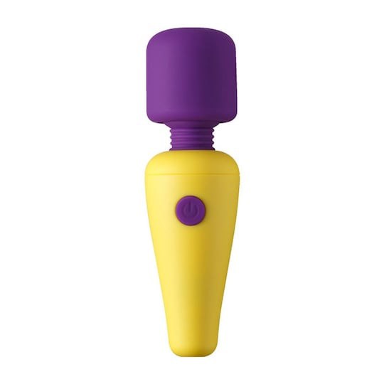 Baaad Bunny Little Bear Purple Head Vibrator - Compact massager wand vibe - 18miss