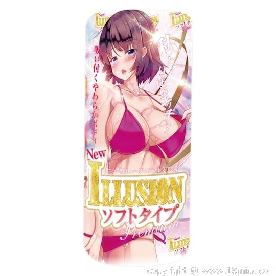 New Illusion 高級自慰杯柔軟 - 東京日本自慰杯玩具 - 18miss