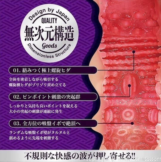 Gucho Nure Wet Meiki Vagina Melty - Pocket pussy with bullet vibrator slot, buttocks - 18miss
