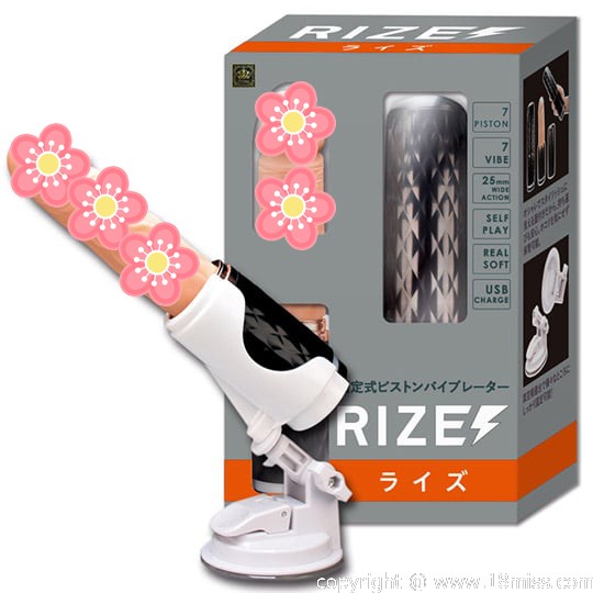 RIZE 他妈的机器 - 便携式假阳具活塞/振动性爱机器 - 18miss