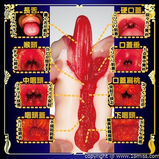 Forbidden 18 I Will Kiss Your Cock Blowjob Masturbator 3 - Japanese fellatio stroker toy - 18miss