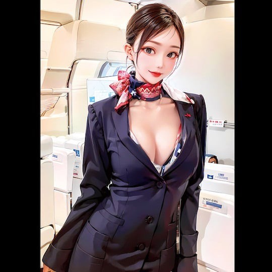美艷空姐情慾運河自慰器 - 緊緻的日本口袋色調玩具 - 18miss