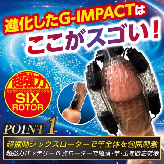 Doctor Magic G-Impact Six-Way Penis Vibrator - Wearable bullet vibe for cock - 18miss