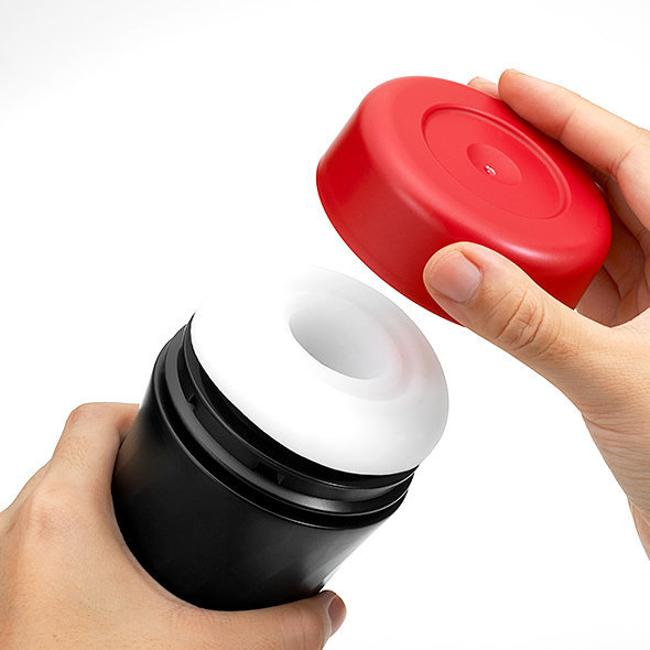 Tenga - Air-Tech Twist Reusable Vacuum Cup Tickle 空压绞曲杯-红色刺激款