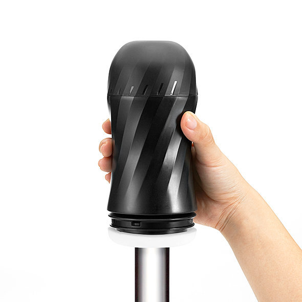 Tenga - Air-Tech Twist Reusable Vacuum Cup Ripple 空壓絞曲杯-藍色柔和款