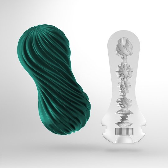 Tenga Moova Fizzy Green - Twistable 設計師男性自慰玩具