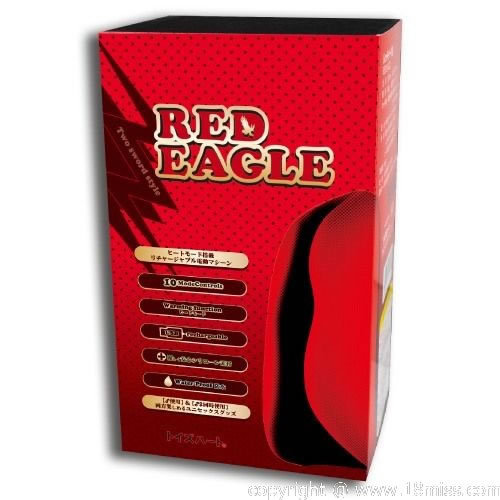 ToysHeart - Red Eagle 加溫型震動自慰器 - 紅色 照片-5