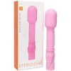 Uterus-One Large Head Vibrator PinkVibrating dildo and massager wand toy