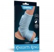 Vibrating Wave Knights Ring with Scrotum Sleeve (Blue)