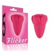 Flicker 吸吮舌舔震動棒(粉色)
