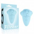 Flicker 吸吮舌舔震動棒(淺藍色)