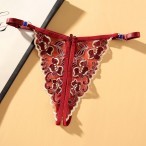 Pure Luxury Split-Crotch Panties RedBeautiful thong for women