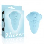 Flicker Rechargeable Vibrator(blue)