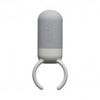 Tenga SVR One Vibe Ring Gray Wearable vibrating fingering toy