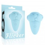 Flicker Rechargeable Vibrator(blue)