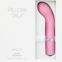Pillow Talk Racy 趣豆 迷你G點C點震動棒-粉紅色