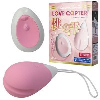 LOVE COPTER 桃の雫 10段變頻USB充電搖控美型蛋
