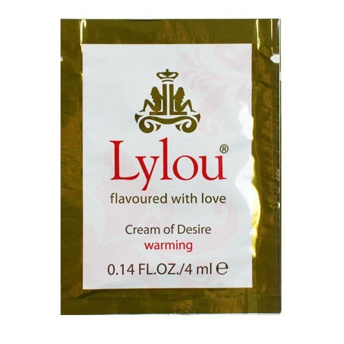 德國Lylou-Cream of Desire Warming 熱感威而柔潤滑液隨身包4ml