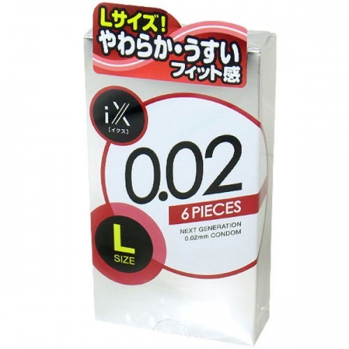 日本Jex。 iX 0.02加大碼 6 片裝
