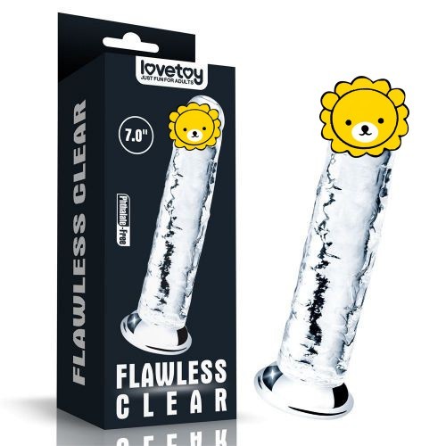 Lovetoy Flawless Clear Dildo 7.0''