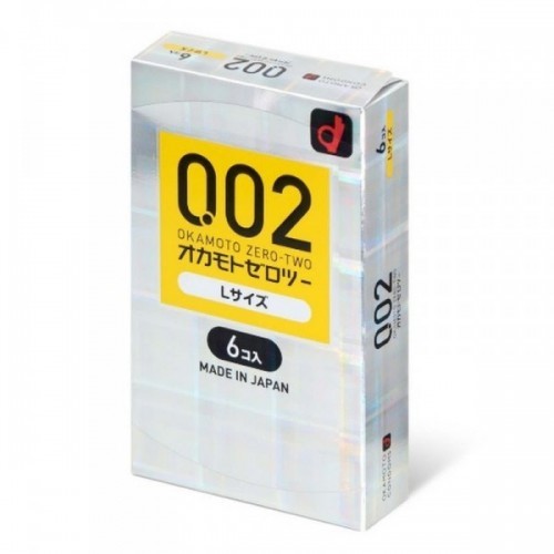 Okamoto 0.02 EX L size condom 6pcs