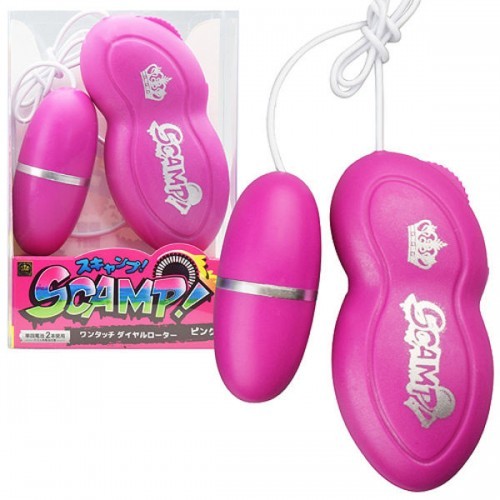 SCAMP Comfortable Handle Stageless Vibrator-Pink